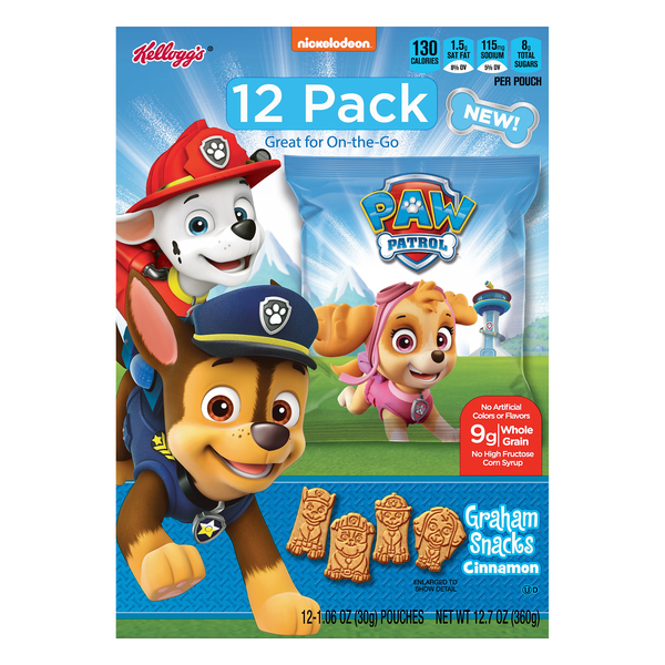 Save on Keebler Paw Patrol Cinnamon Graham Crackers Packs 12 ct
