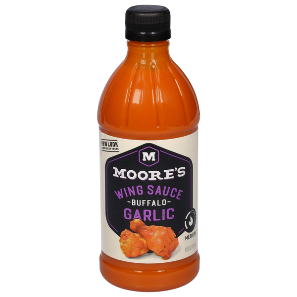 Moore's Medium Garlic Buffalo Wing Sauce