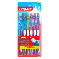 Colgate Extra Clean Toothbrushes Circulor Power Bristles Medium