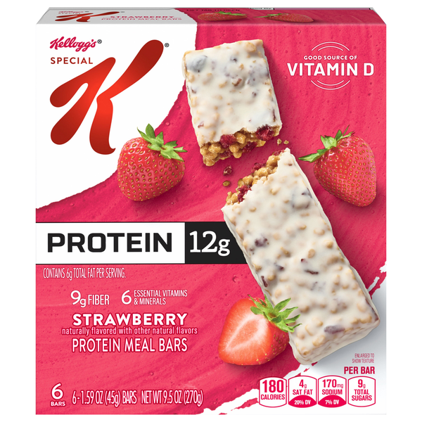 Special K Strawberry 12g Protein Meal Bar - 6 ct