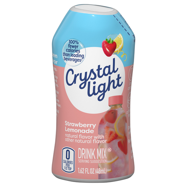 Crystal Light Liquid Water Enhancer Drink Mix Strawberry Lemonade