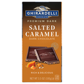 Ghirardelli Intense Salted Caramel Cascade Dark Chocolate Candy Bar