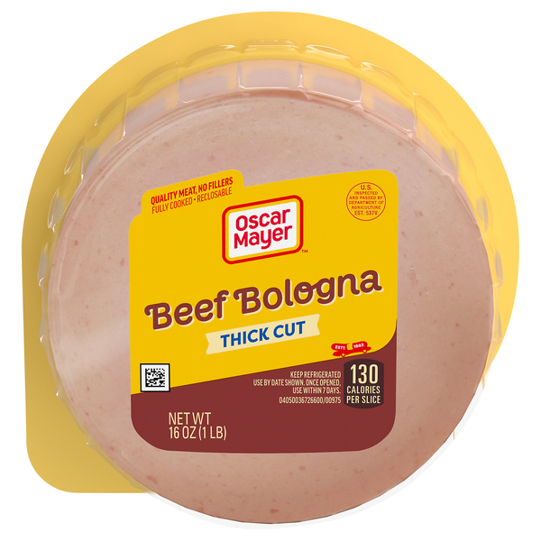 Oscar Mayer Beef Bologna Thick Sliced