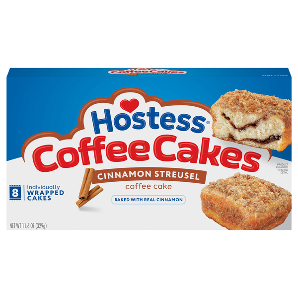 Hostess Cinnamon Streusel Coffee Cakes - 8 ct