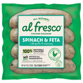 Al Fresco All Natural Spinach & Feta Chicken Sausage - 4 ct