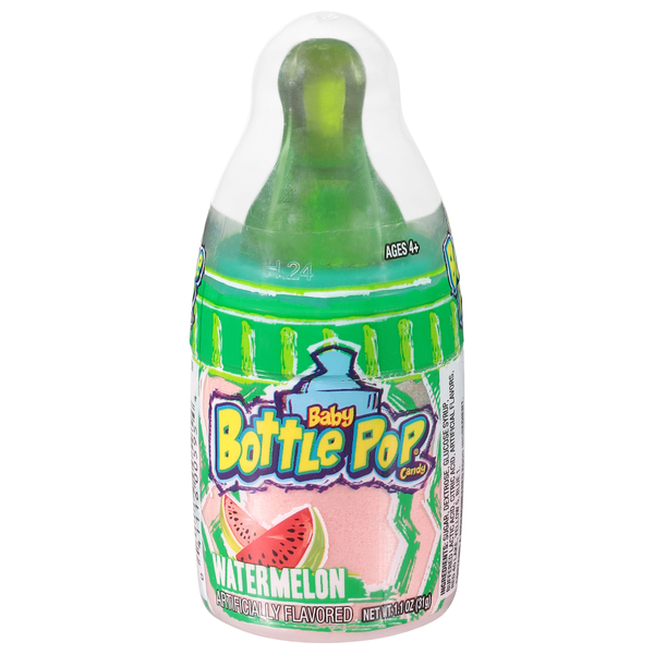 Baby Bottle Pop Lollipop Candy with Watermelon Dipping Powder