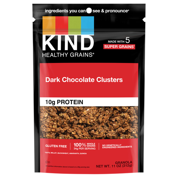 KIND Healthy Grains Dark Chocolate Clusters Protein Granola