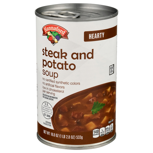 Hannaford Hearty Steak & Potato Soup