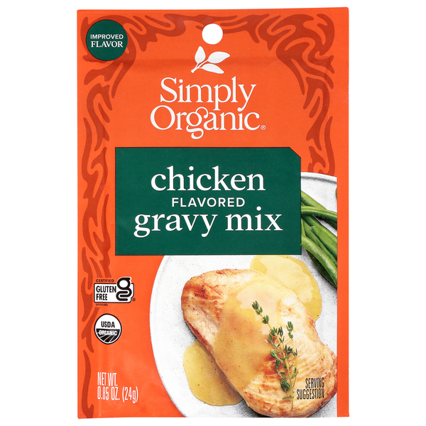 Simply Organic Chicken Flavored Gravy Mix Packet