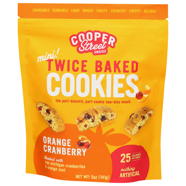 Cooper Street Orange Cranberry Twice Baked Cookies