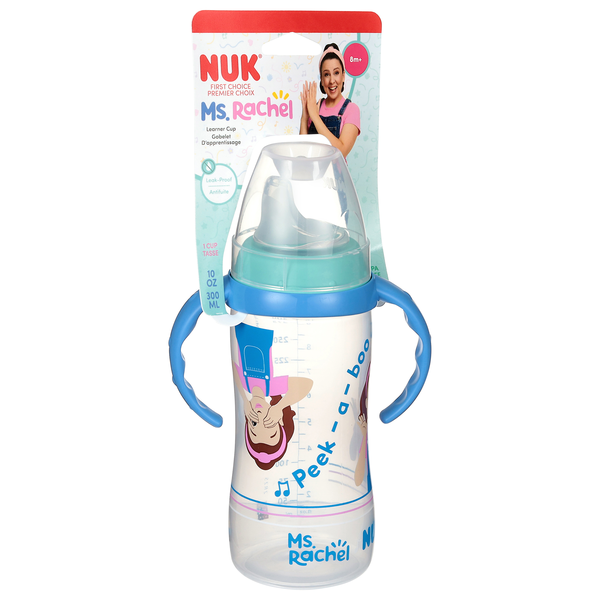 NUK First Choice Ms. Rachel Learner Cup 10 oz 8m+