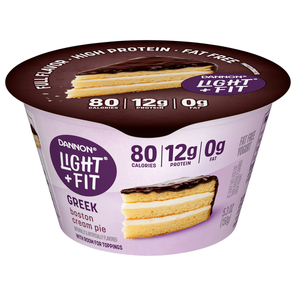 Dannon Light + Fit Fat Free Boston Cream Pie Greek Yogurt Cup