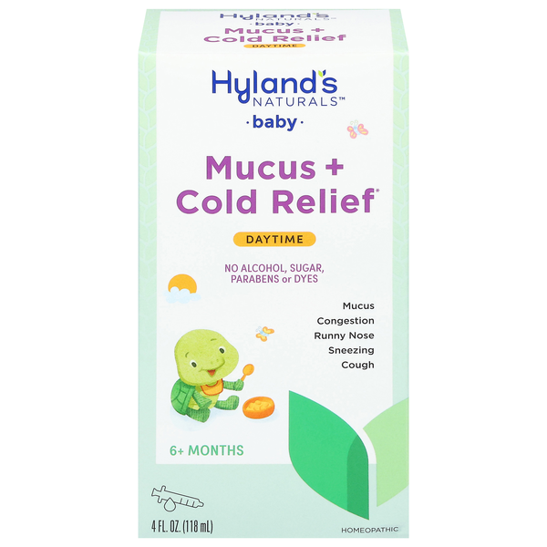 Hyland's Naturals Baby Daytime Mucus + Cold Relief 6+m