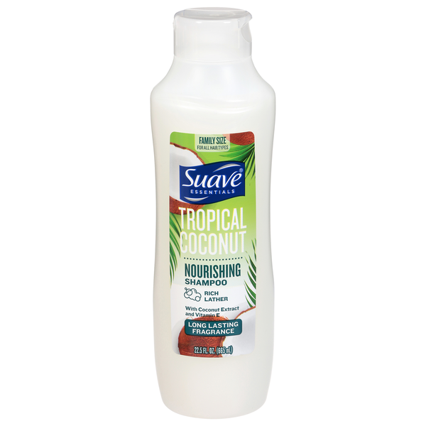 Suave Essentials Nourishing Tropical Coconut Shampoo Family Size
