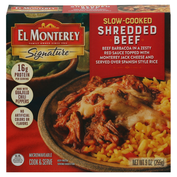 Save on El Monterey Signature Slow Cooked Shredded Beef Frozen Order Online Delivery Food Lion