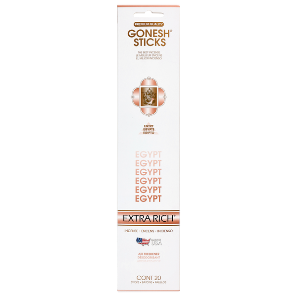 Gonesh Sticks Extra Rich Egypt Incense Air Freshener