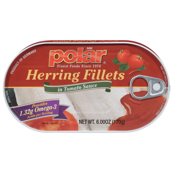 Save on Polar Herring Fillets in Tomato Sauce Order Online Delivery