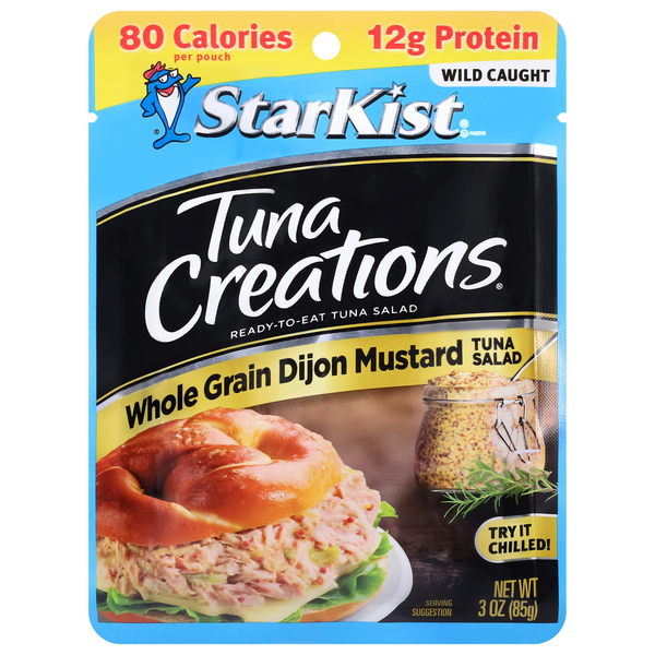 StarKist Tuna Creations Wild Caught Dijon Mustard Ready To Eat Tuna Salad