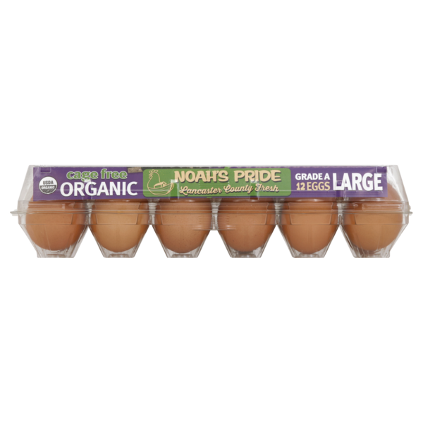 Noah's Pride Organic Cage Free Large Brown Eggs