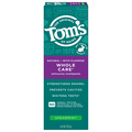 Tom's of Maine Whole Care Anticavity Fluoride Spearmint Toothpaste