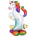 AirLoonz Unicorn 55 Inch Decorative Air-Filled Balloon