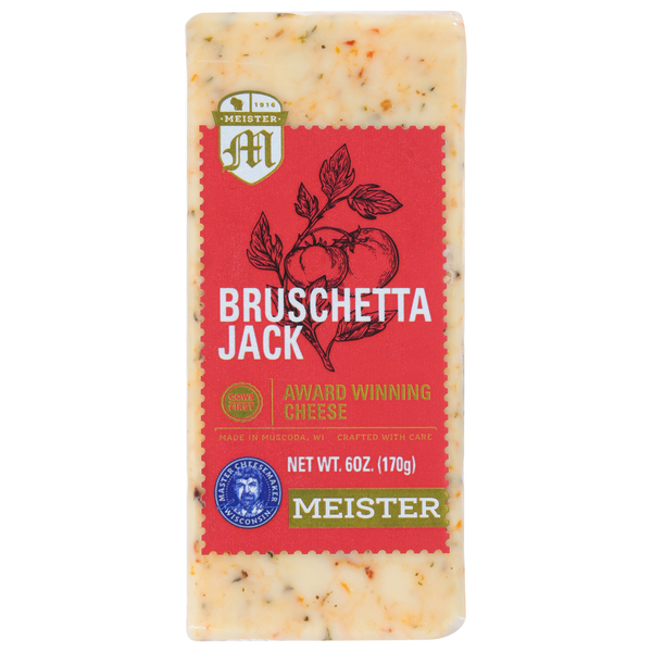 Meister Bruschetta Jack Cheese Wedge