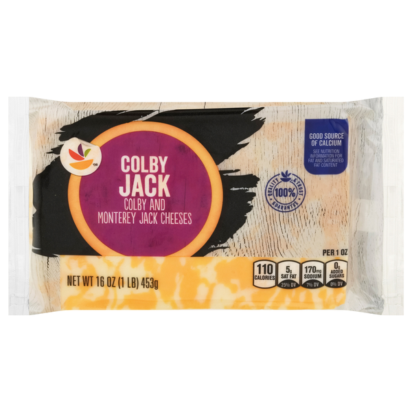 Save on Our Brand Colby Jack Cheese Block Order Online Delivery GIANT