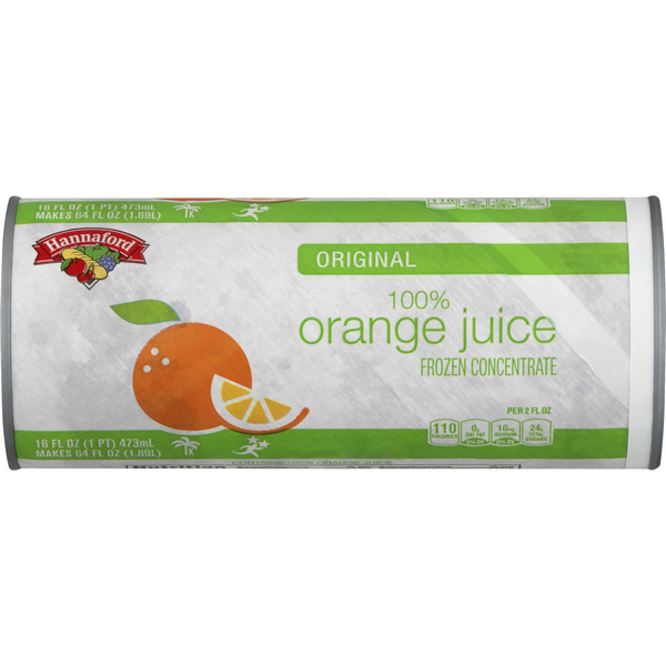Hannaford Original 100% Orange Juice Frozen Concentrate