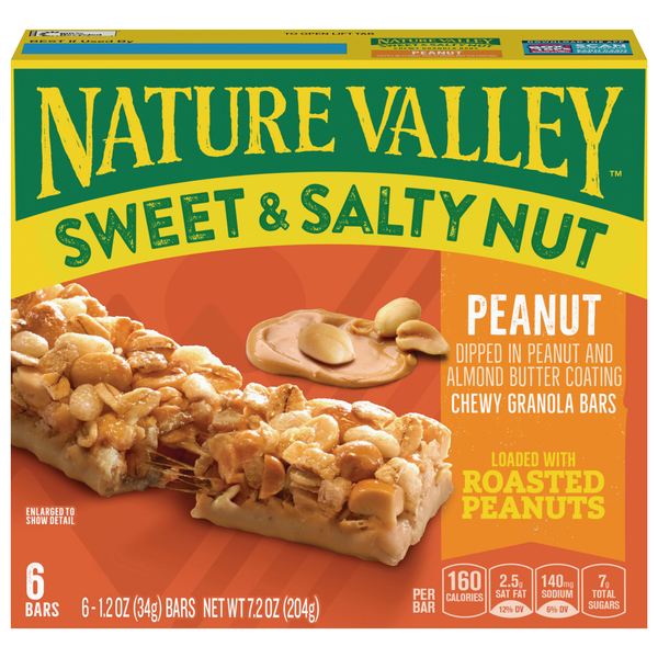 Save on Nature Valley Sweet & Salty Nut Chewy Granola Bars Peanut 