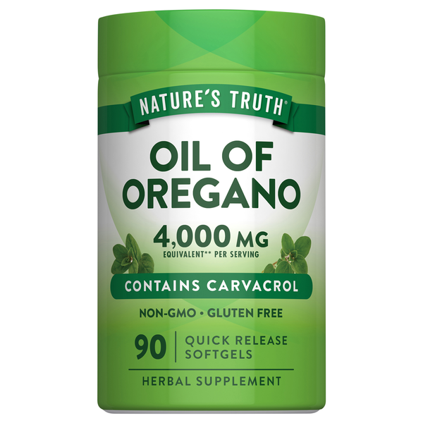 Nature's Truth 4000mg Oil of Oregano Quick Release Softgels