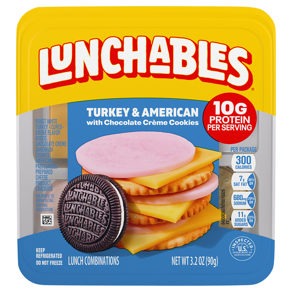 Lunchables Cracker Stackers Turkey & American