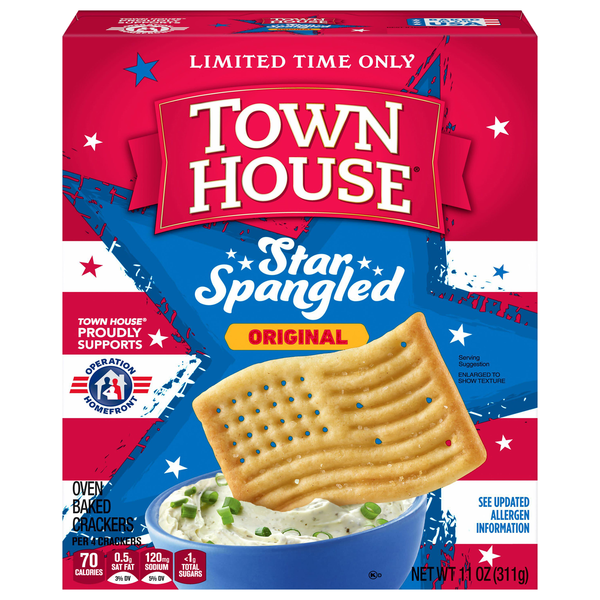 Town House Star Spangled Original Oven Baked Crackers