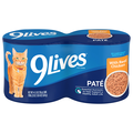 9Lives Pate with Real Chicken Wet Cat Food - 4 ct