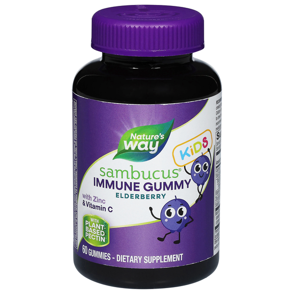 Nature's Way Kids Sambucus Elderberry Immune Support Gummies