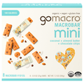 GoMacro Organic Coconut Almond Butter Choc Chips Mini MacroBars - 8 ct