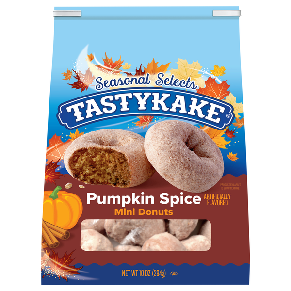 Tastykake Seasonal Edition Mini Pumpkin Spice Donuts