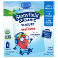 Stonyfield Organic Kids Reduced Fat Strawberry Yogurt Pouch - 4 ct