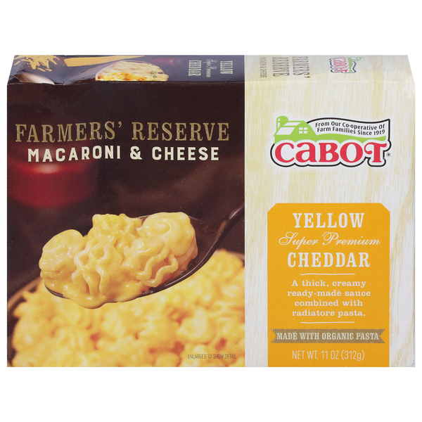 Cabot Farmers' Reserve Super Premium Yellow Cheddar Macaroni & Cheese