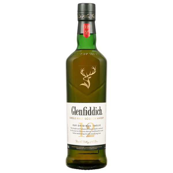 Glenfiddich 12 Single Malt Scotch Whiskey