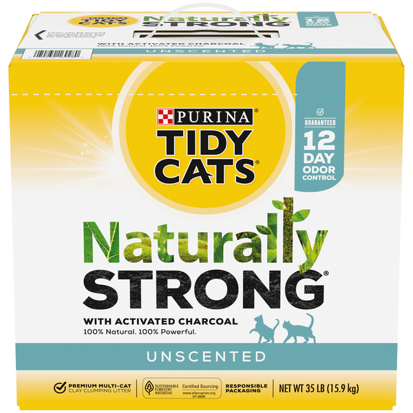 Save on Purina Tidy Cats Naturally Strong Cat Litter Activated Charcoal