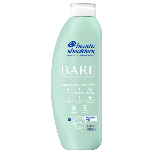 Head & Shoulders BARE Fragrance Free Sensitive Scalp Care Dandruff Shampoo