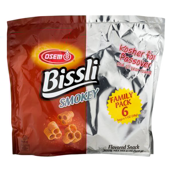 Osem Bissli Smokey Flavored Snack - 6 ct