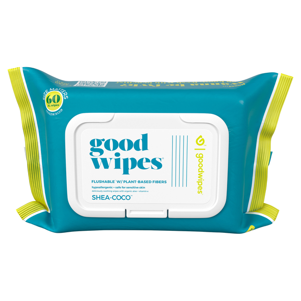 Good Wipes Flushable Biodegradable Wipes Shea-Coco