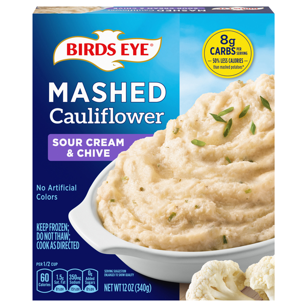 Birds Eye Sour Cream & Chive Mashed Cauliflower Frozen
