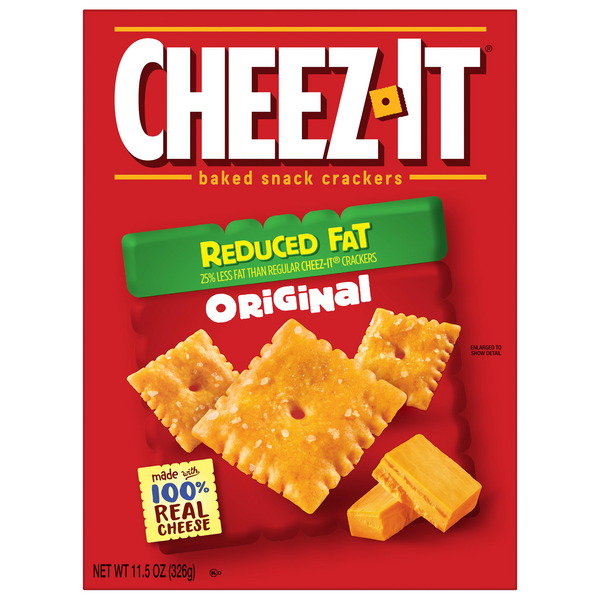 Save on Cheez-It Baked Snack Crackers Reduced Fat Order ...