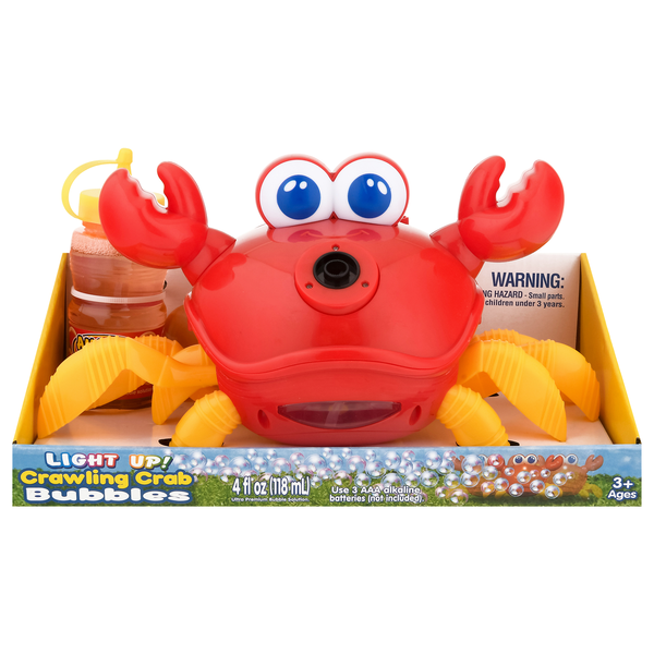 Amazing Bubbles Light Up Crawling Crab Bubbles Ages 3+