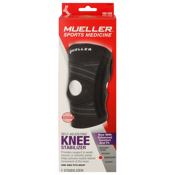 Mueller Self-Adjusting Knee Stabilizer Black