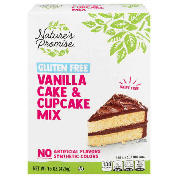 Nature's Promise Gluten Free Vanilla Cake & Cupcake Mix