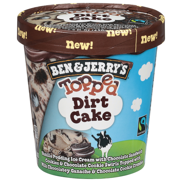 Ben & Jerry's Topped Dirt Cake Ice Cream