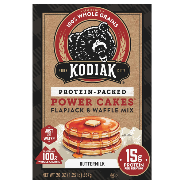 Kodiak Power Cakes Buttermilk Protein Flapjack & Waffle Mix